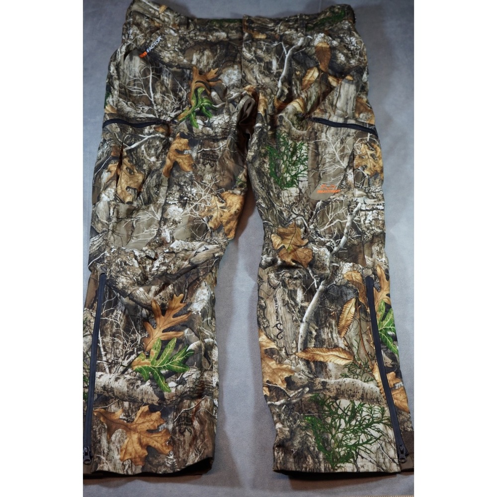 Realtree Edge Camo Cargo Pants Men's Large 36-38 Brown Green Hunting Outdoor